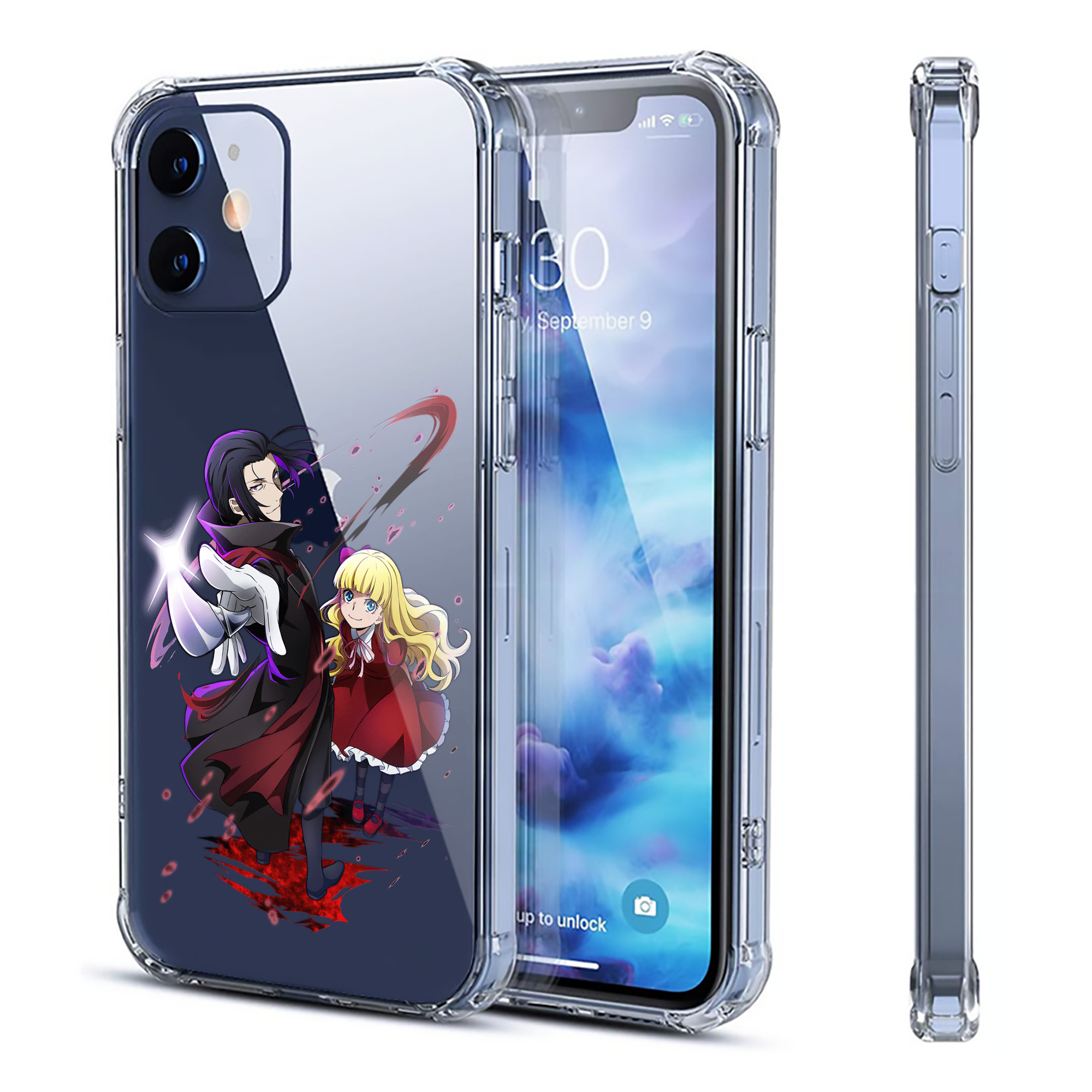 （画像用） 文豪ストレイドッグス Bungo Stray Dogs 【iPhone 12シリーズ対応】透明スマホケース（クリアソフトケース）